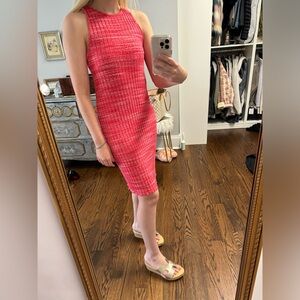Zara Space Dye Knit Midi Dress size S